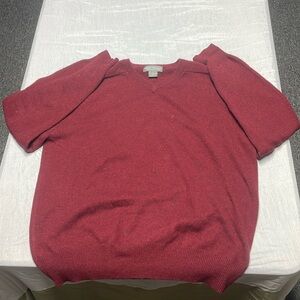 Men’s Red 100% Cashmere Sweater